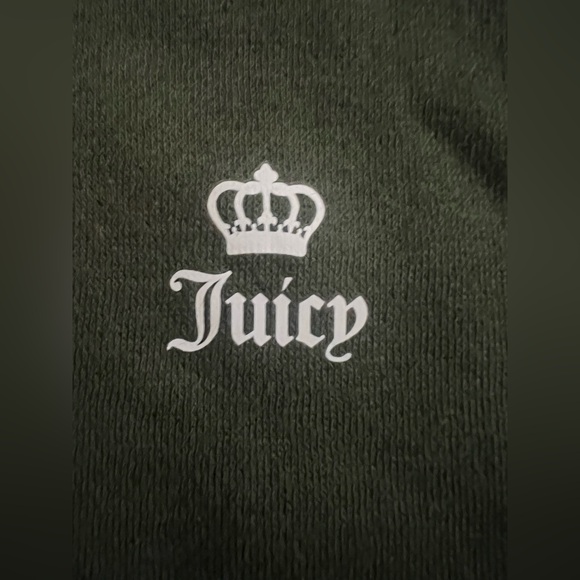 NWOT JUICY COUTURE Sport Green Wildcat Fleece Hoodie Womens Sweatshirt Small - Picture 6 of 11